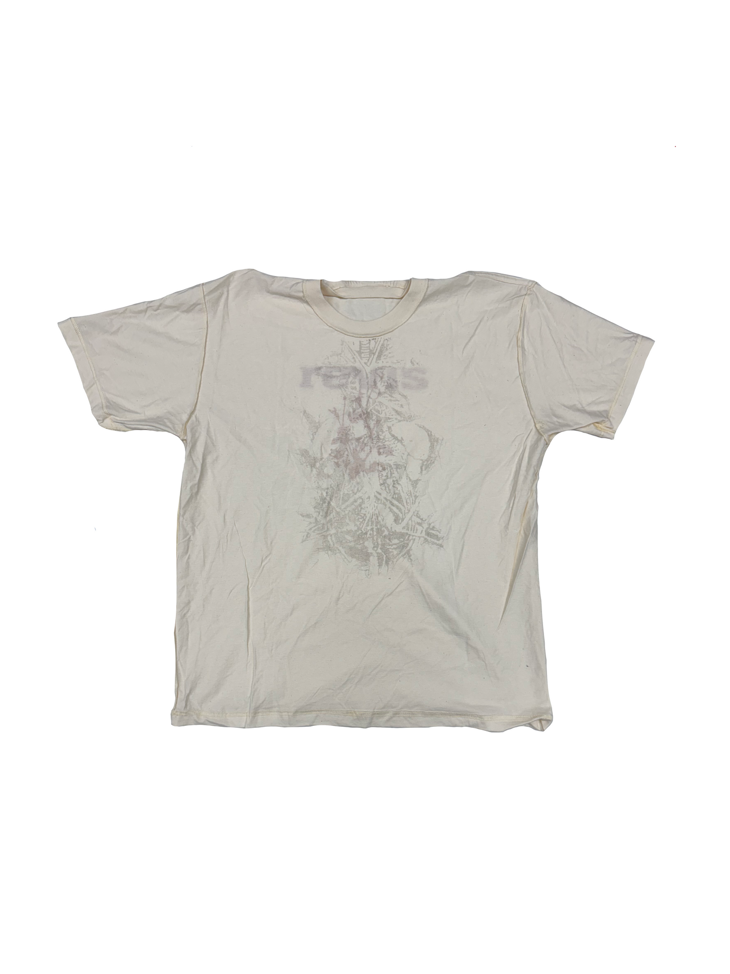 XLarge Cream (Off-White) Vintage T (2004) Mustard Gold Ink