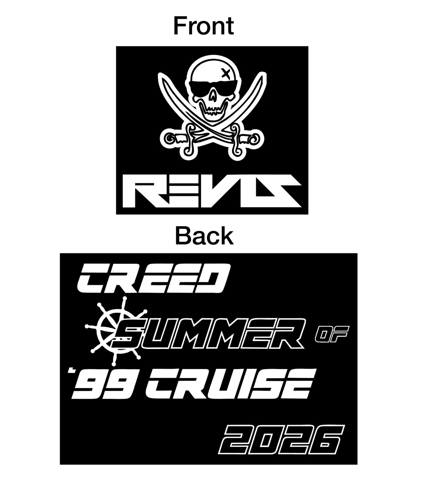 “Summer of 99’ Creed Cruise” Black Tank