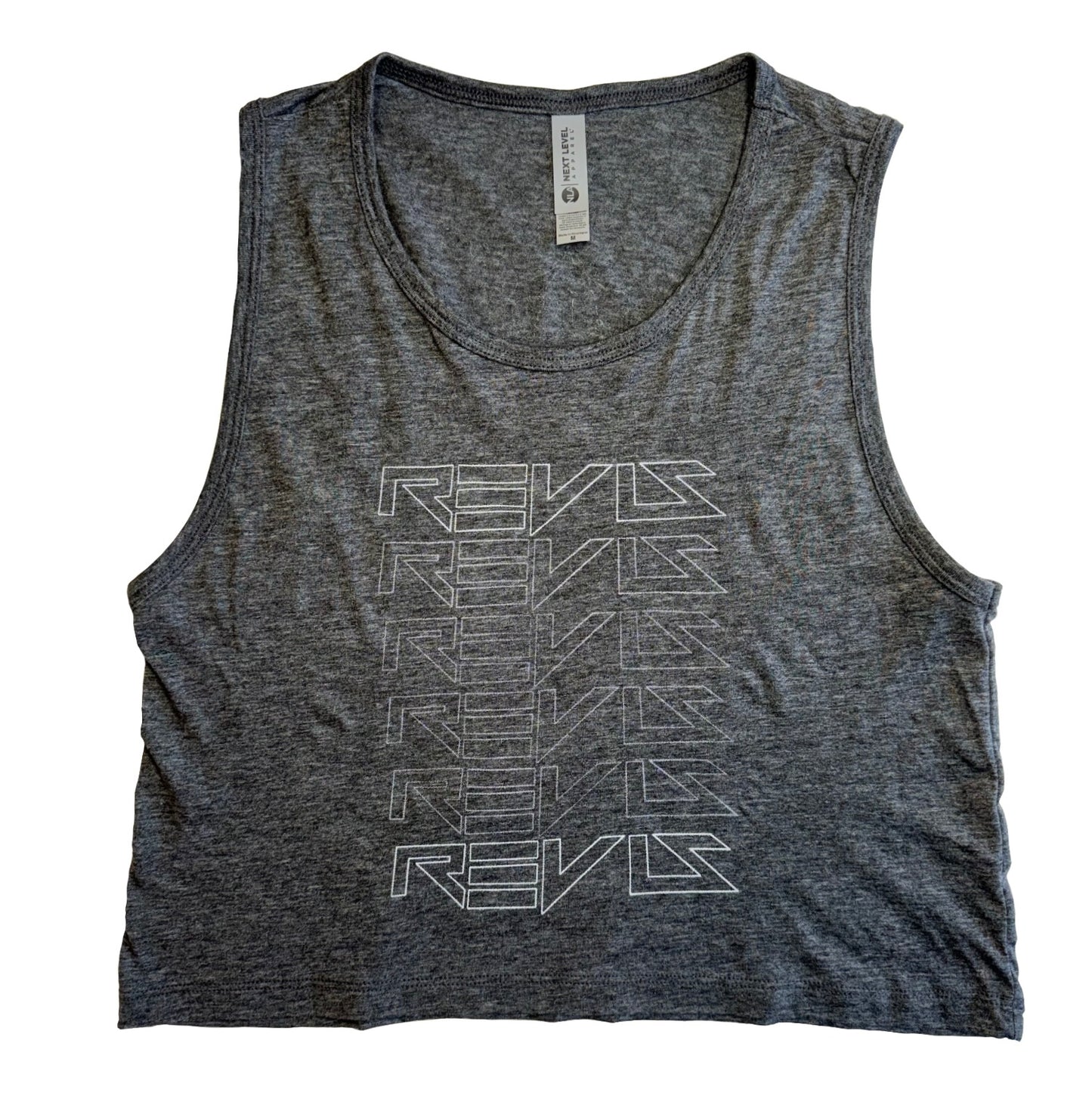 Women's Retro Stacked Crop Top Tank