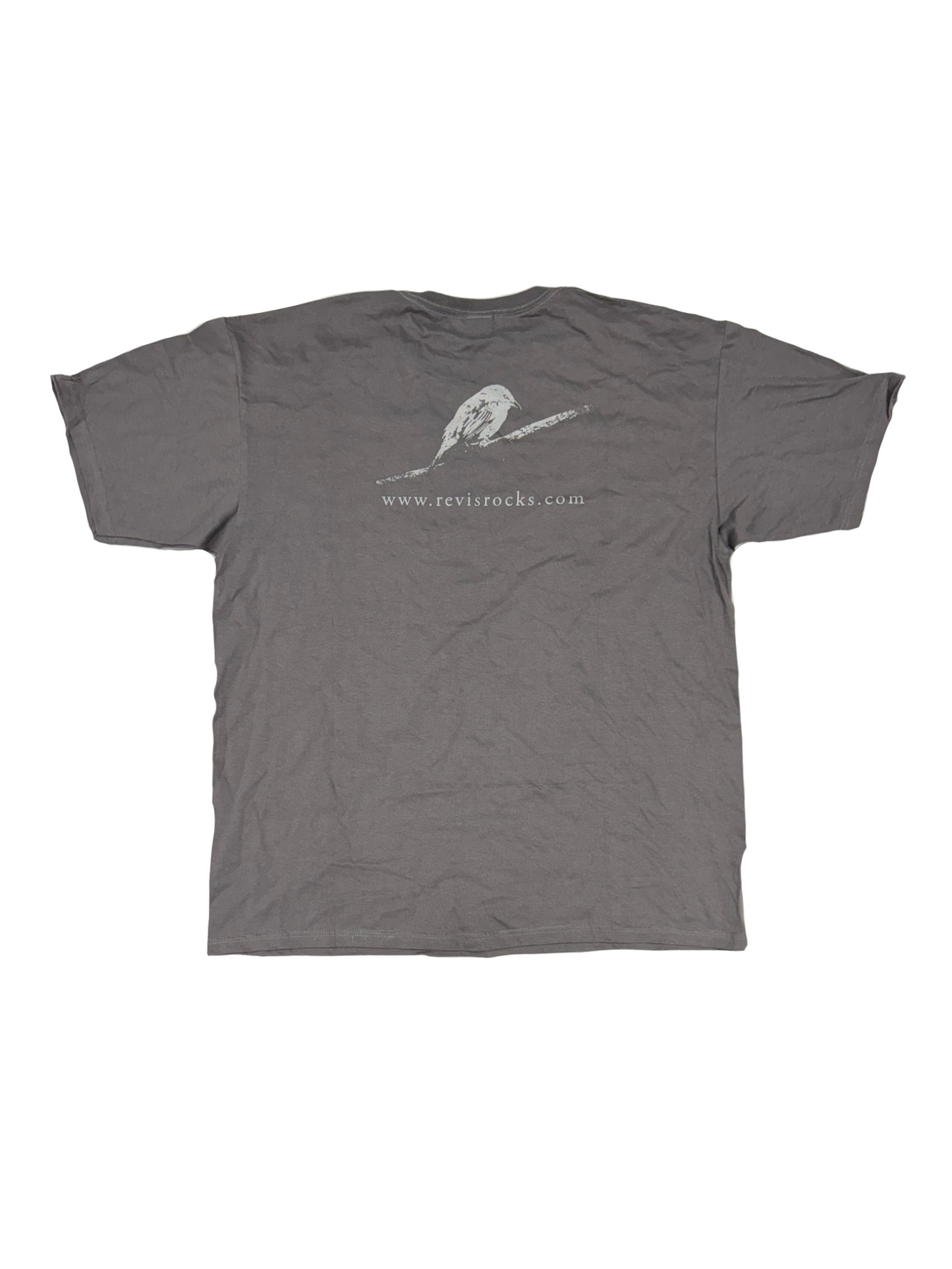 2XL-Light Grey Vintage T (2010) Silver Ink