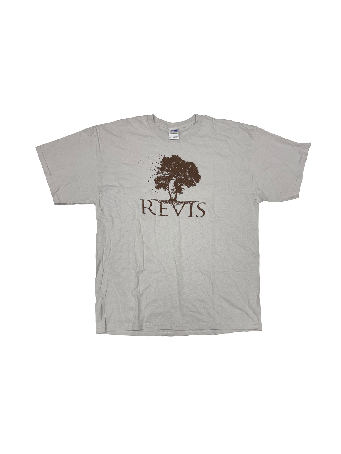 XLarge Light Sand Vintage T (2010) With Dark Brown Ink