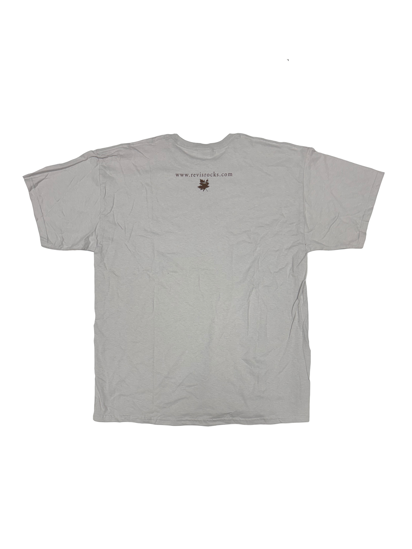 XLarge Light Sand Vintage T (2010) With Dark Brown Ink