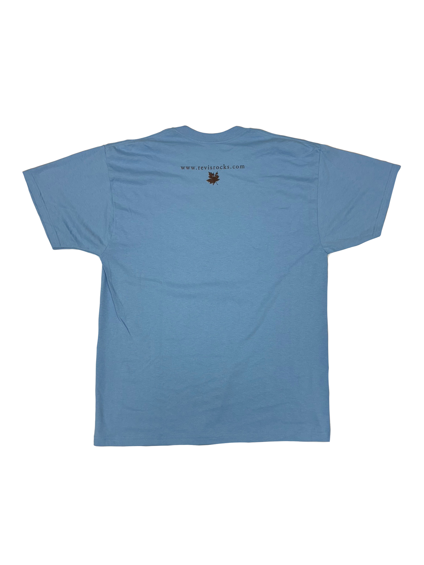 2XL  Light Blue Vintage T (2010) Brown Ink