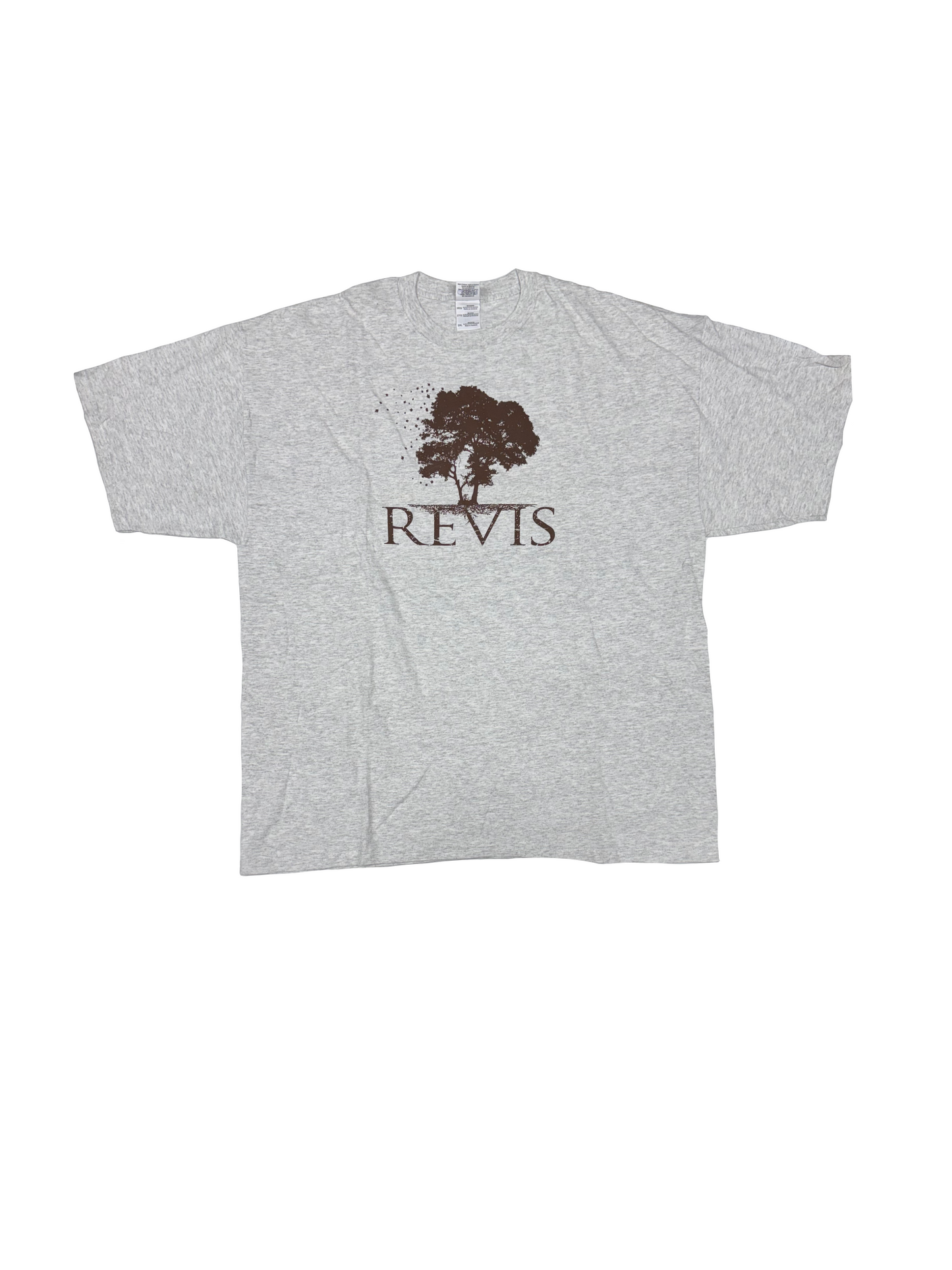 2XL Light Grey Vintage T (2010) Brown Ink