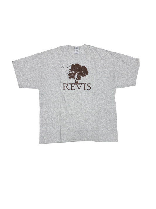 2XL Light Grey Vintage T (2010) Brown Ink