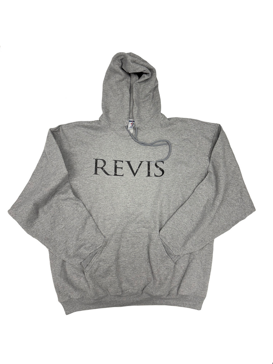 2XLarge Grey Hoodie Vintage (2010) Black Ink