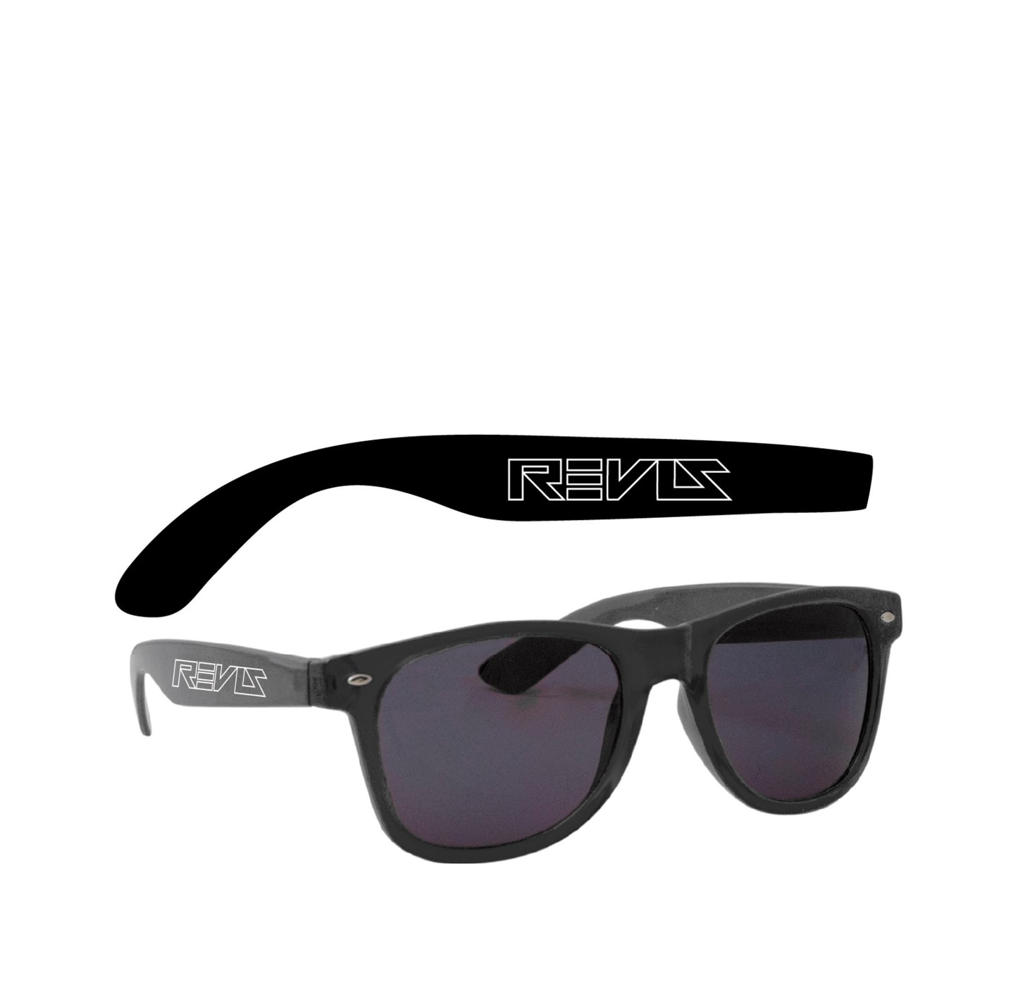 Revis “Outline” Translucent Black Sun Glasses
